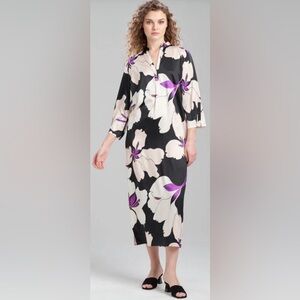 NATORI Majestic Orchid Caftan Size large